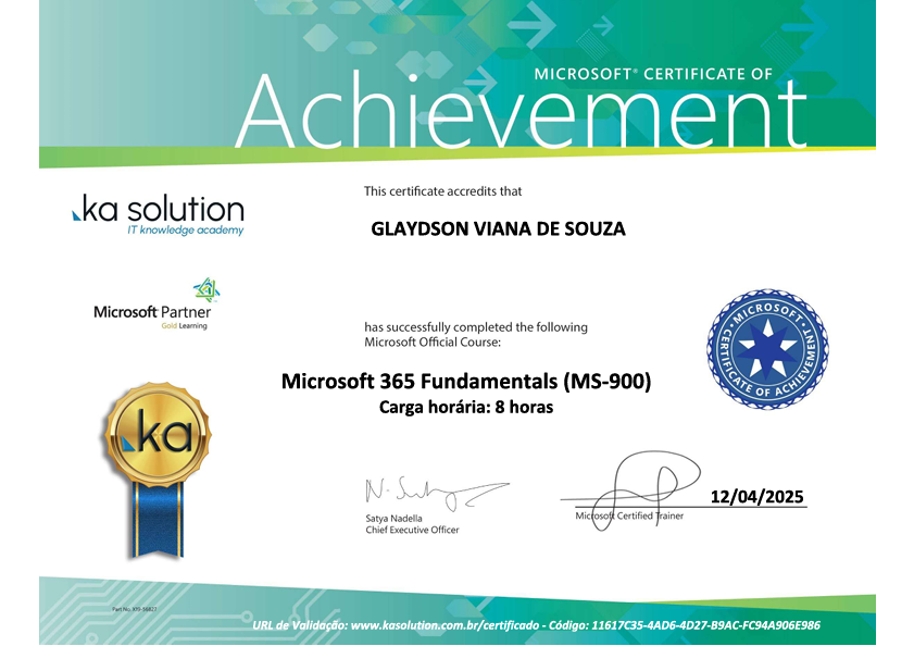 Certificado Power BI